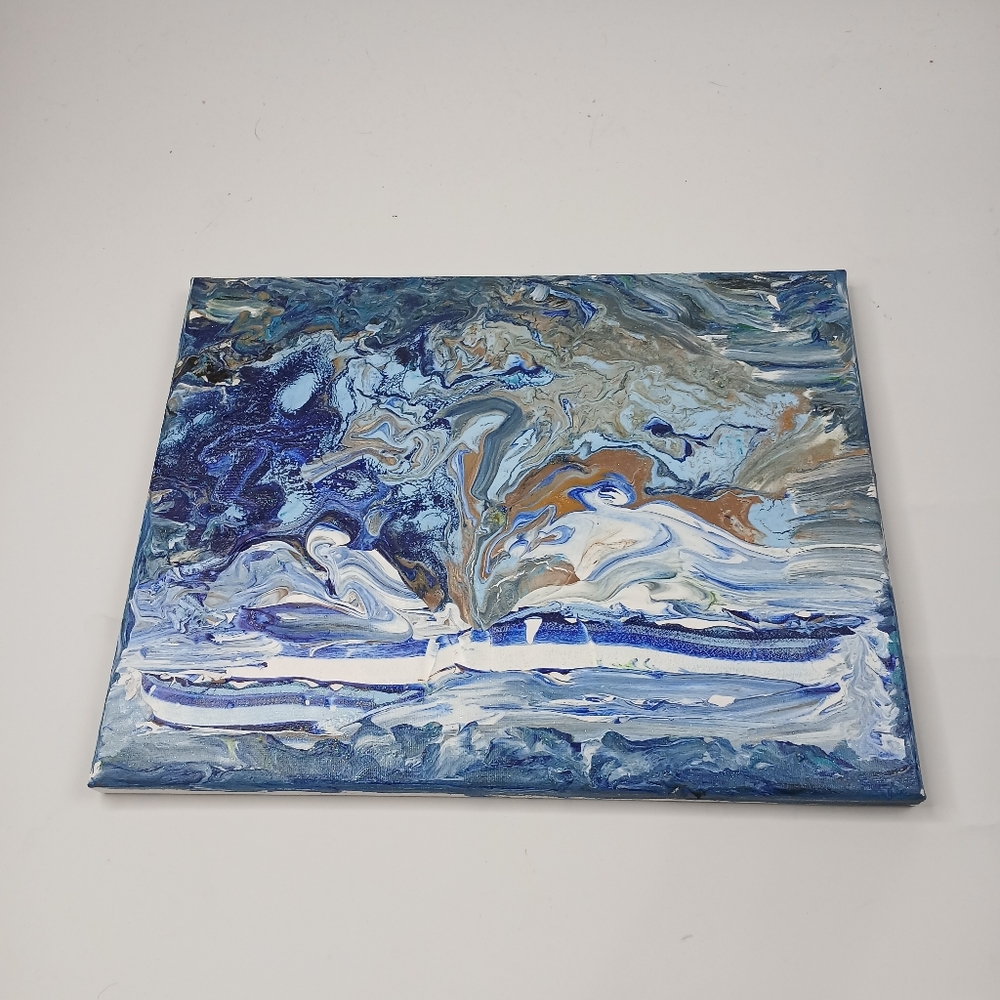Original Acrylic Painting On Stretched Canvas Medium Size 14" X 11" Michael Wise